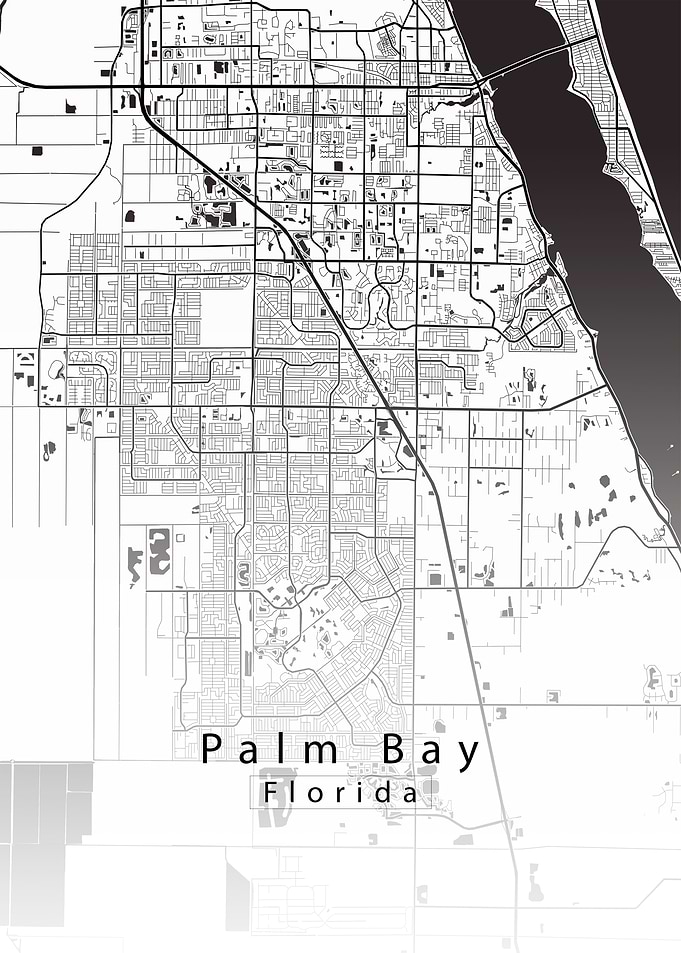 Palm Bay Florida Map