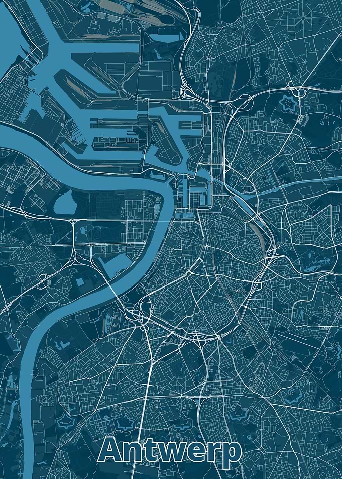 Antwerp City Map