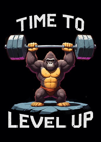 Time To Level Up Gym Gamer