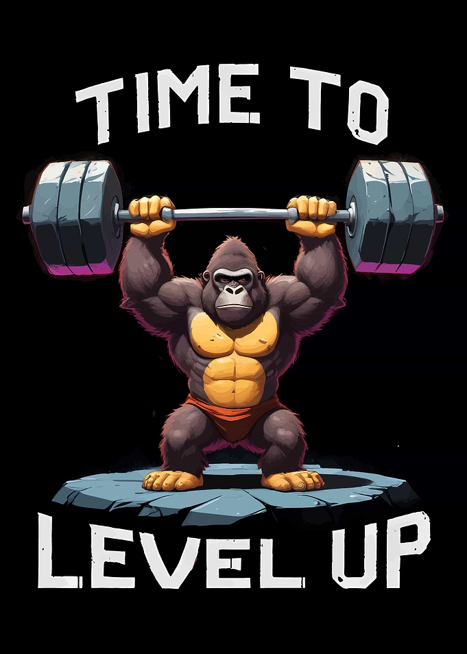 Time To Level Up Gym Gamer