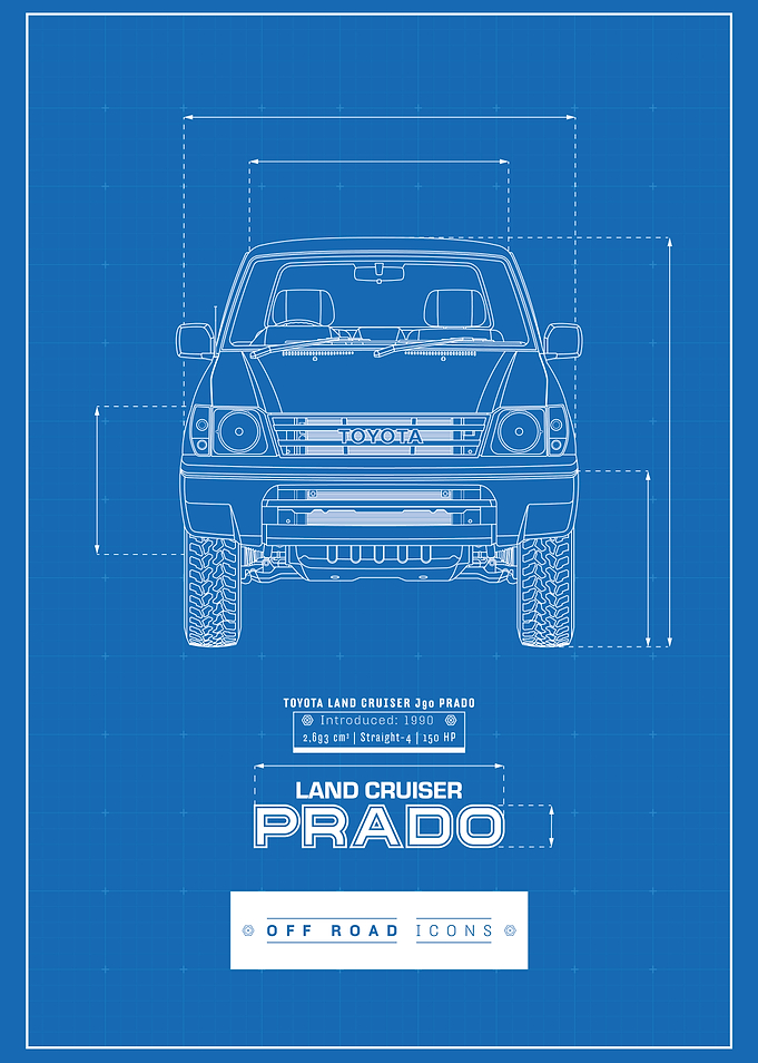Land Cruiser Prado Blueprint