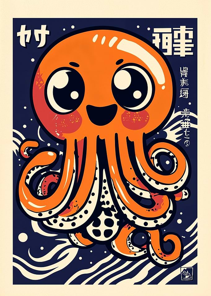 Cute Octopus Illustration