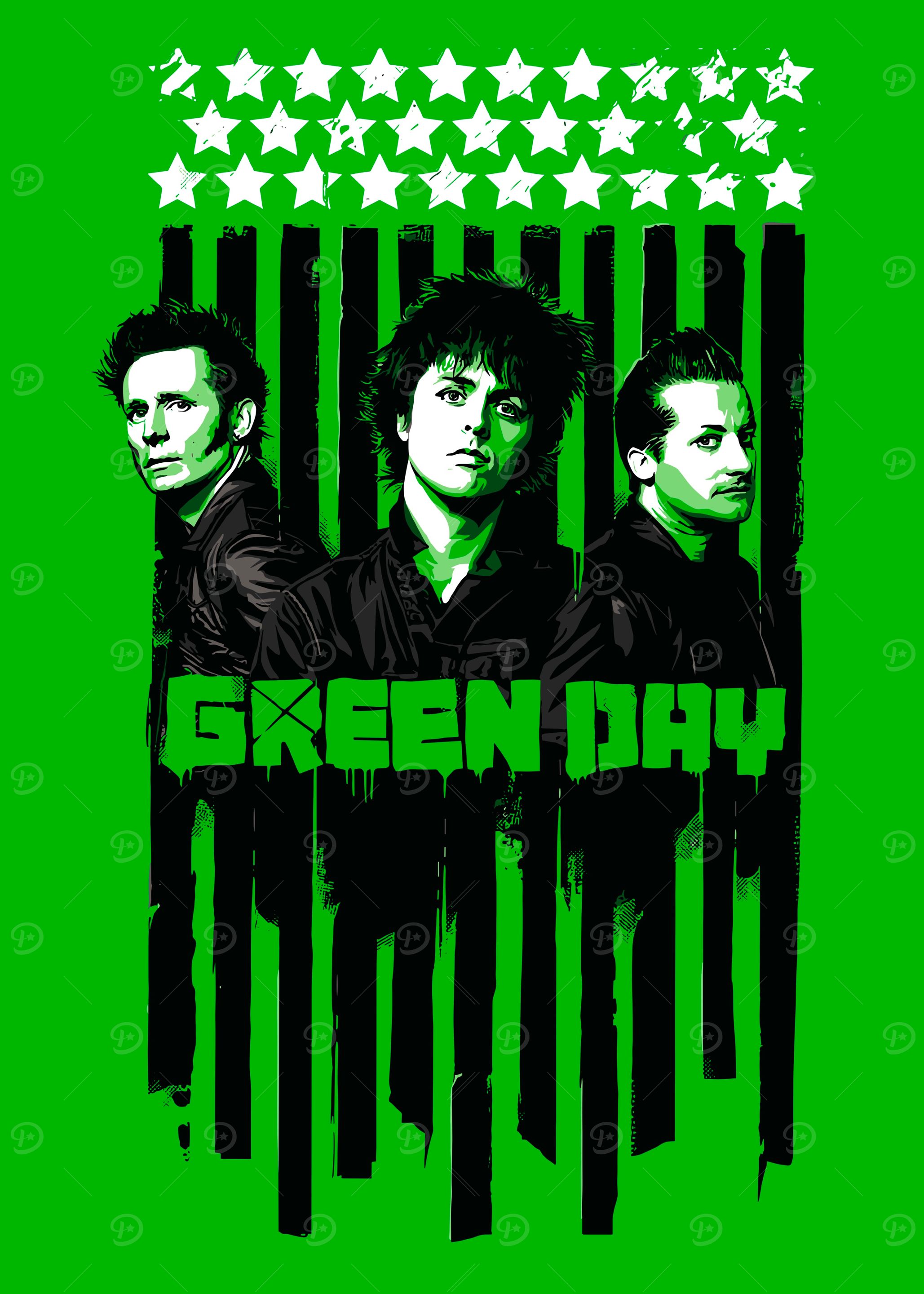 Green Day Band Artwork