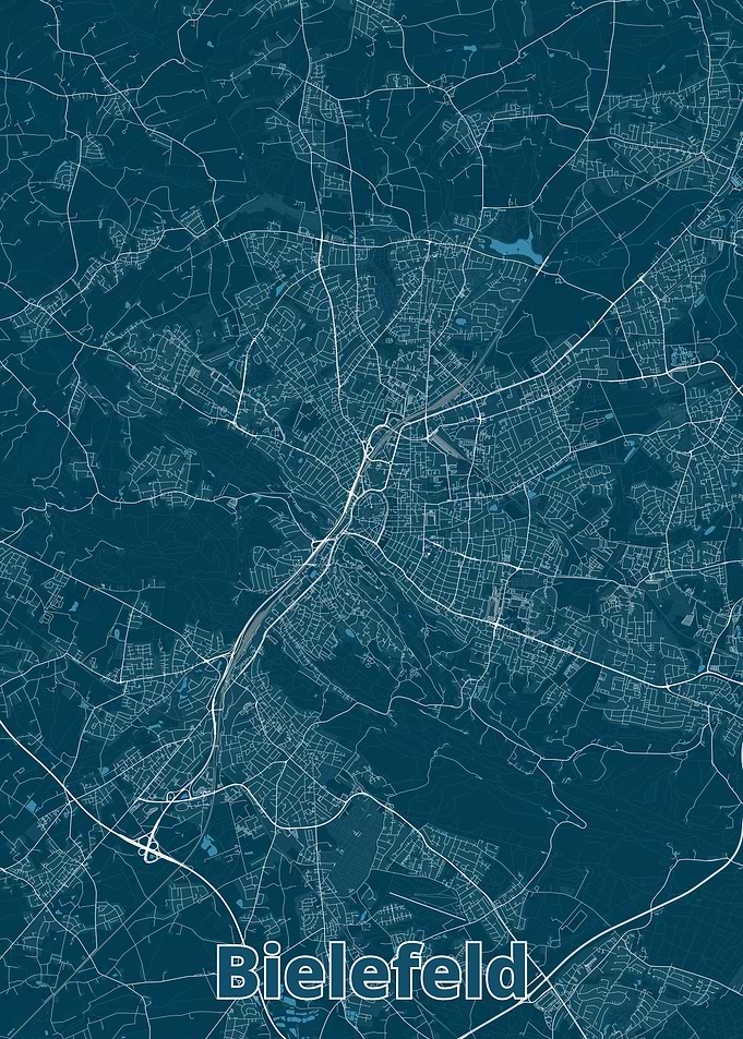Bielefeld City Map