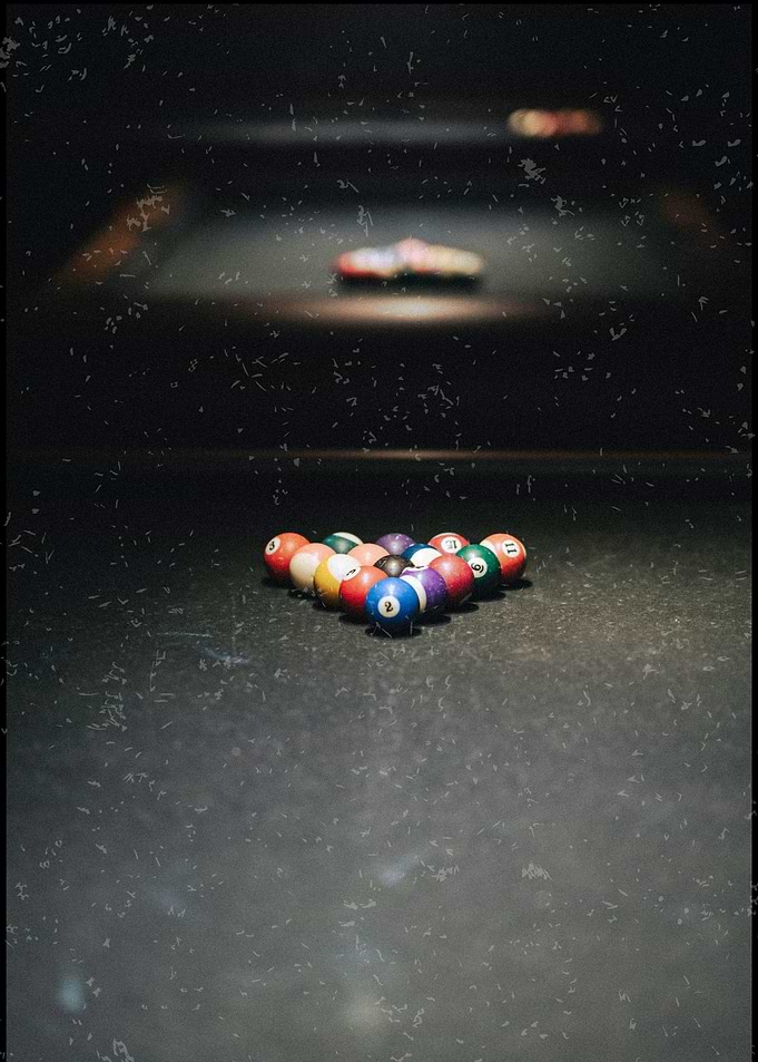 Vintage Billiard Pool