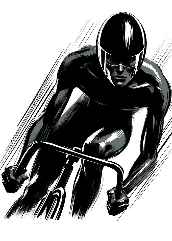 Cyclist Racing