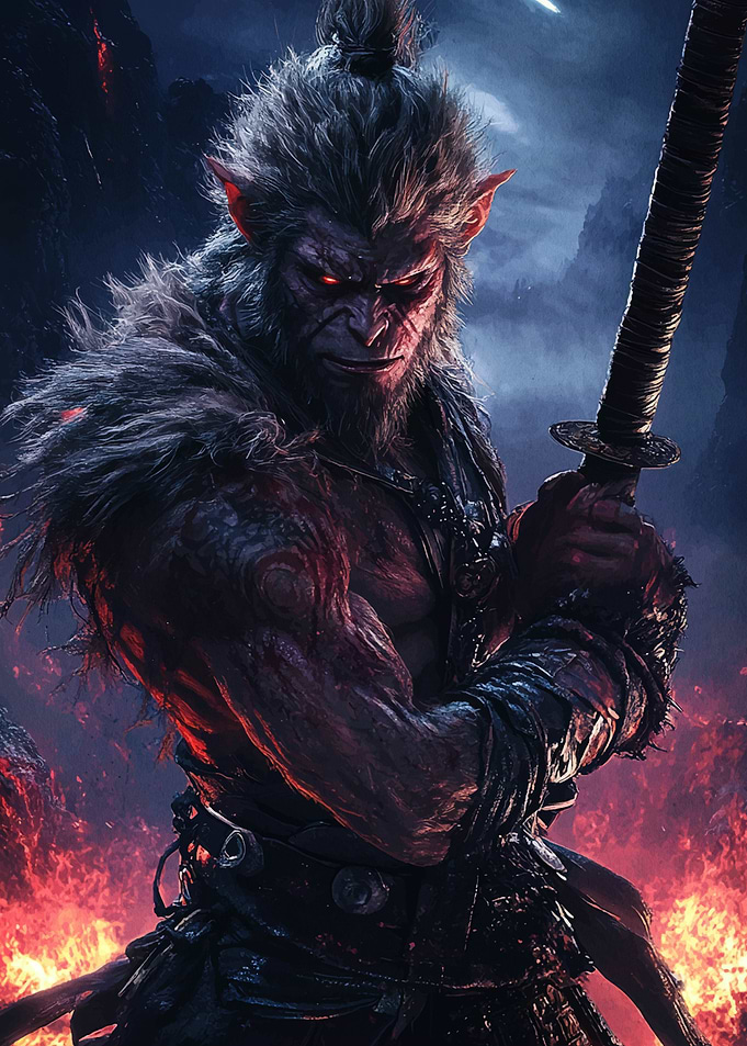 Monkey King with Sword