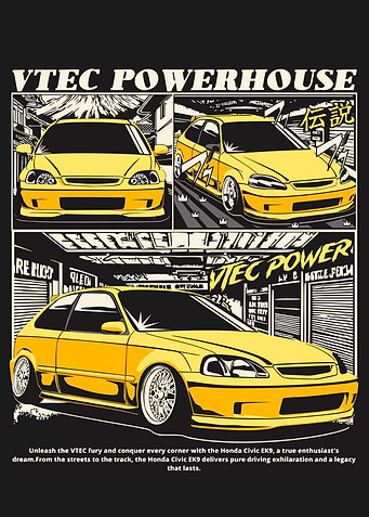 Honda Civic EK9 VTEC Powerhouse