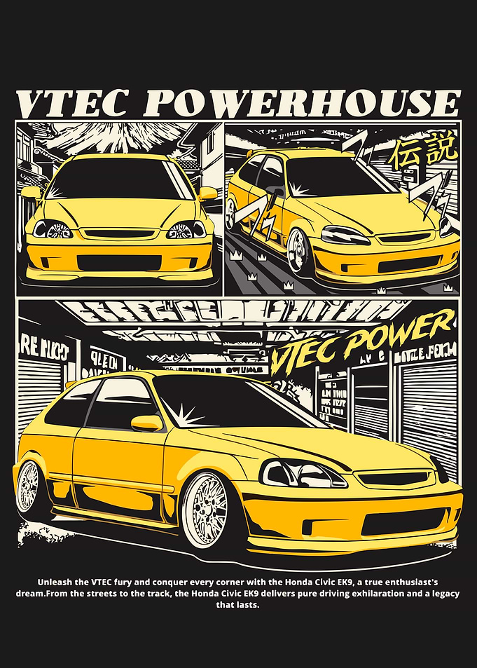 Honda Civic EK9 VTEC Powerhouse