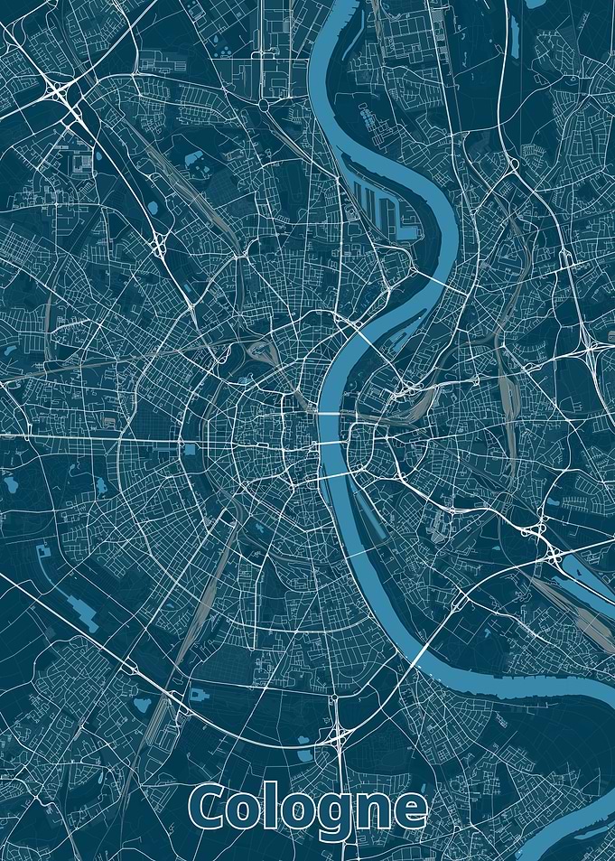 Cologne City Map