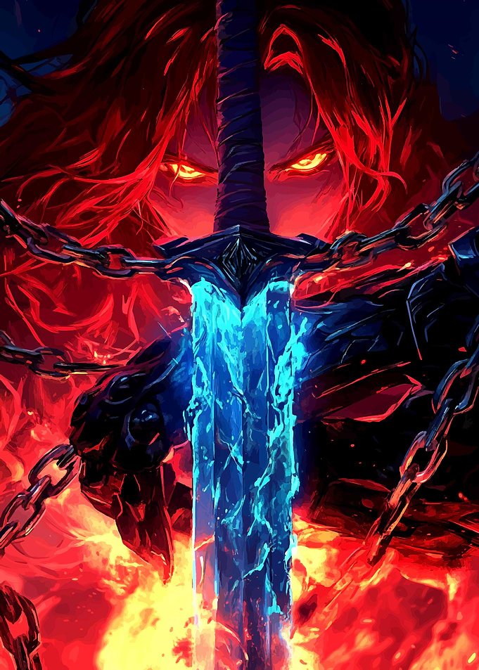 Fiery Sword Warrior