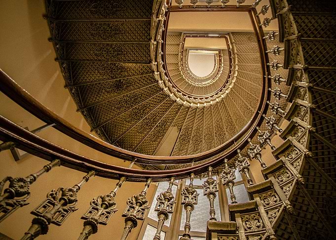 Ornate Spiral Staircase