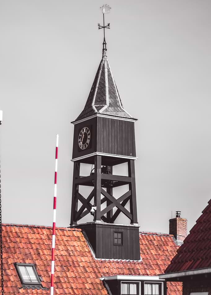 Black Clock Tower - Hindeloopen