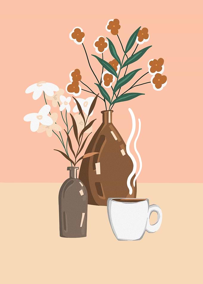 Coffee and Flowers