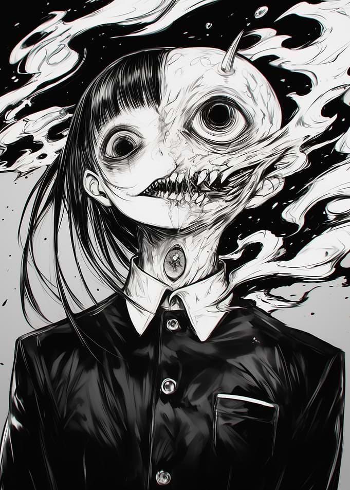Disturbing Anime Girl