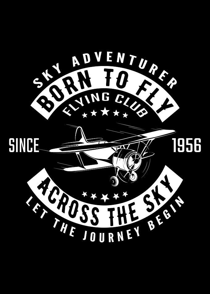 Born to Fly Aviation Logo