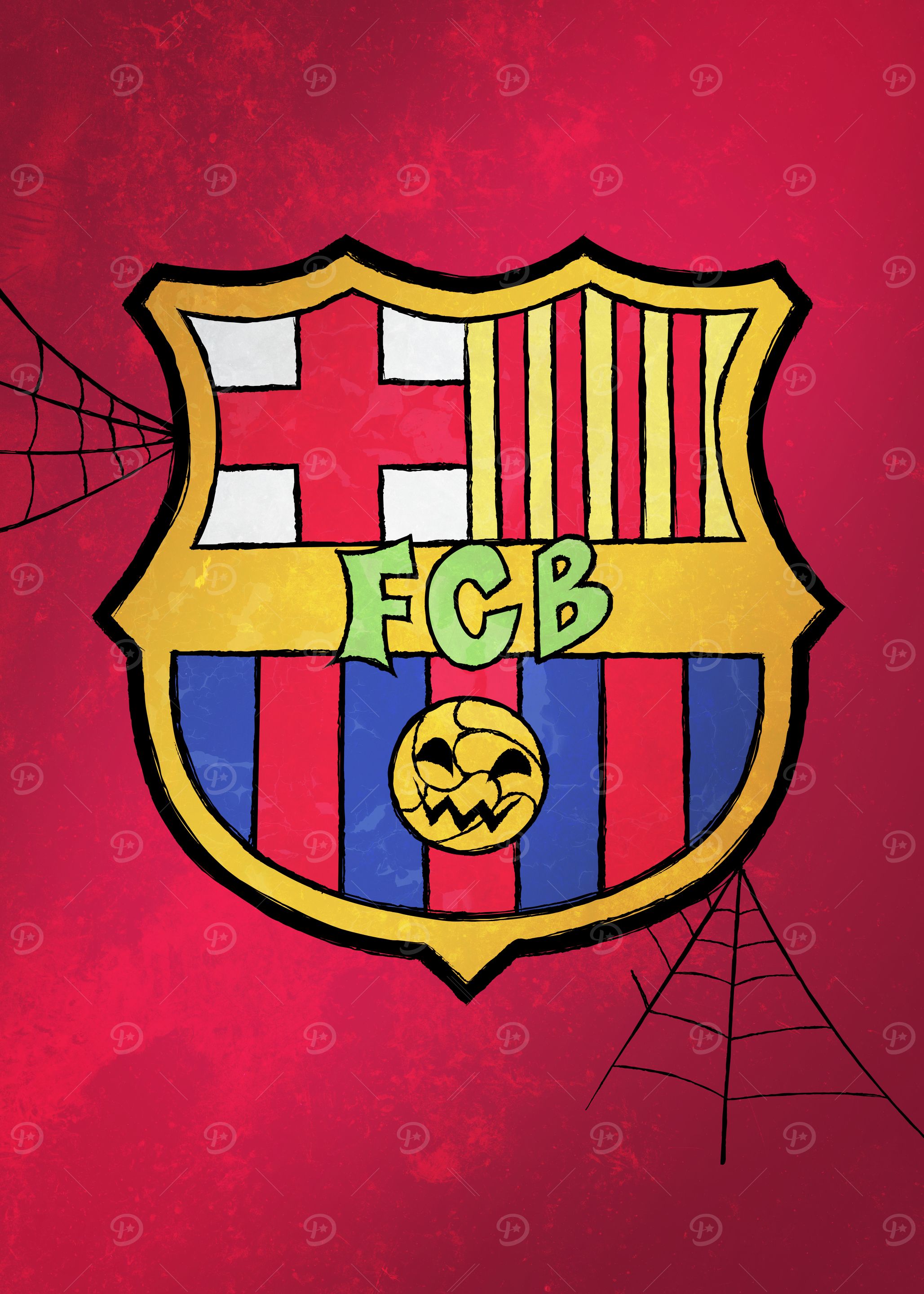 Cobweb Barca crest