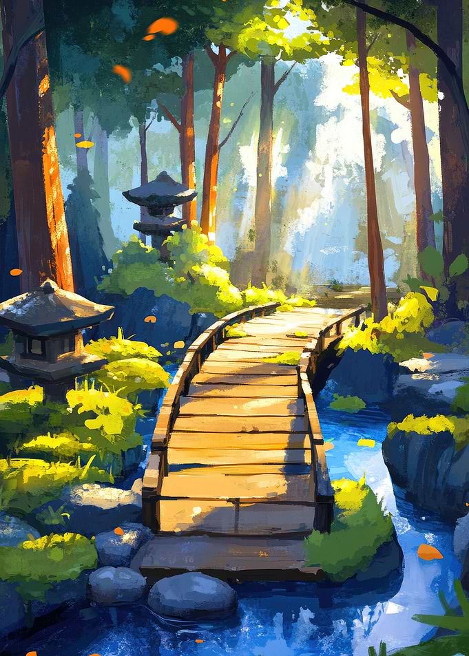Japanese Garden Bridge