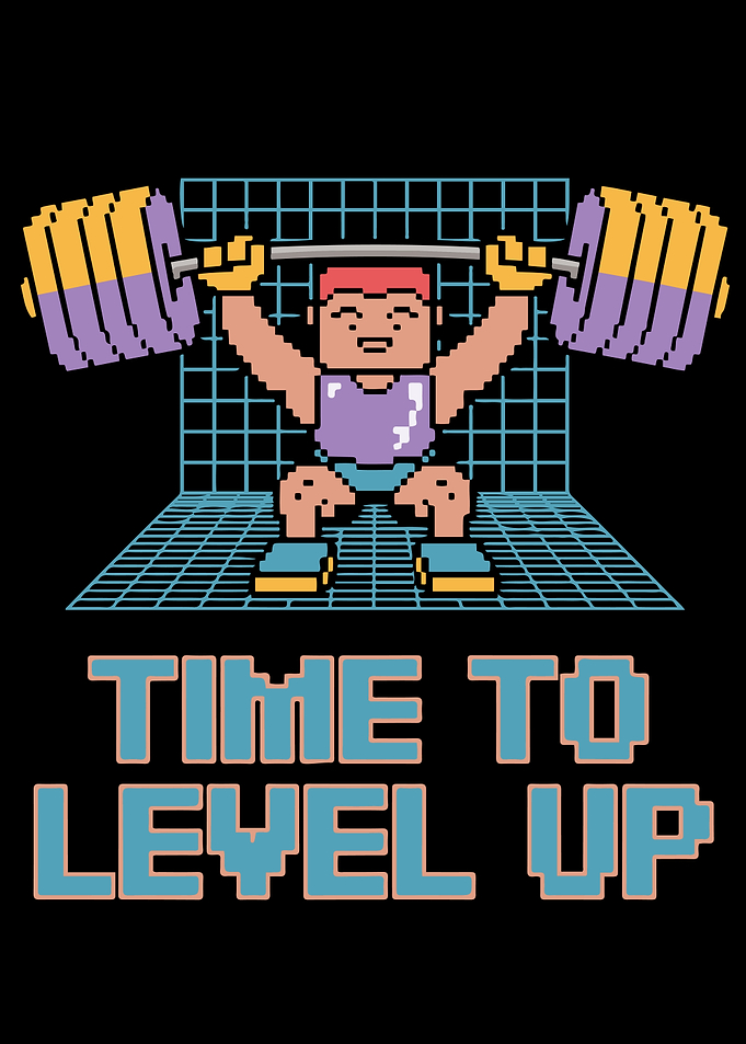 Level Up Gym Gamer Motivation