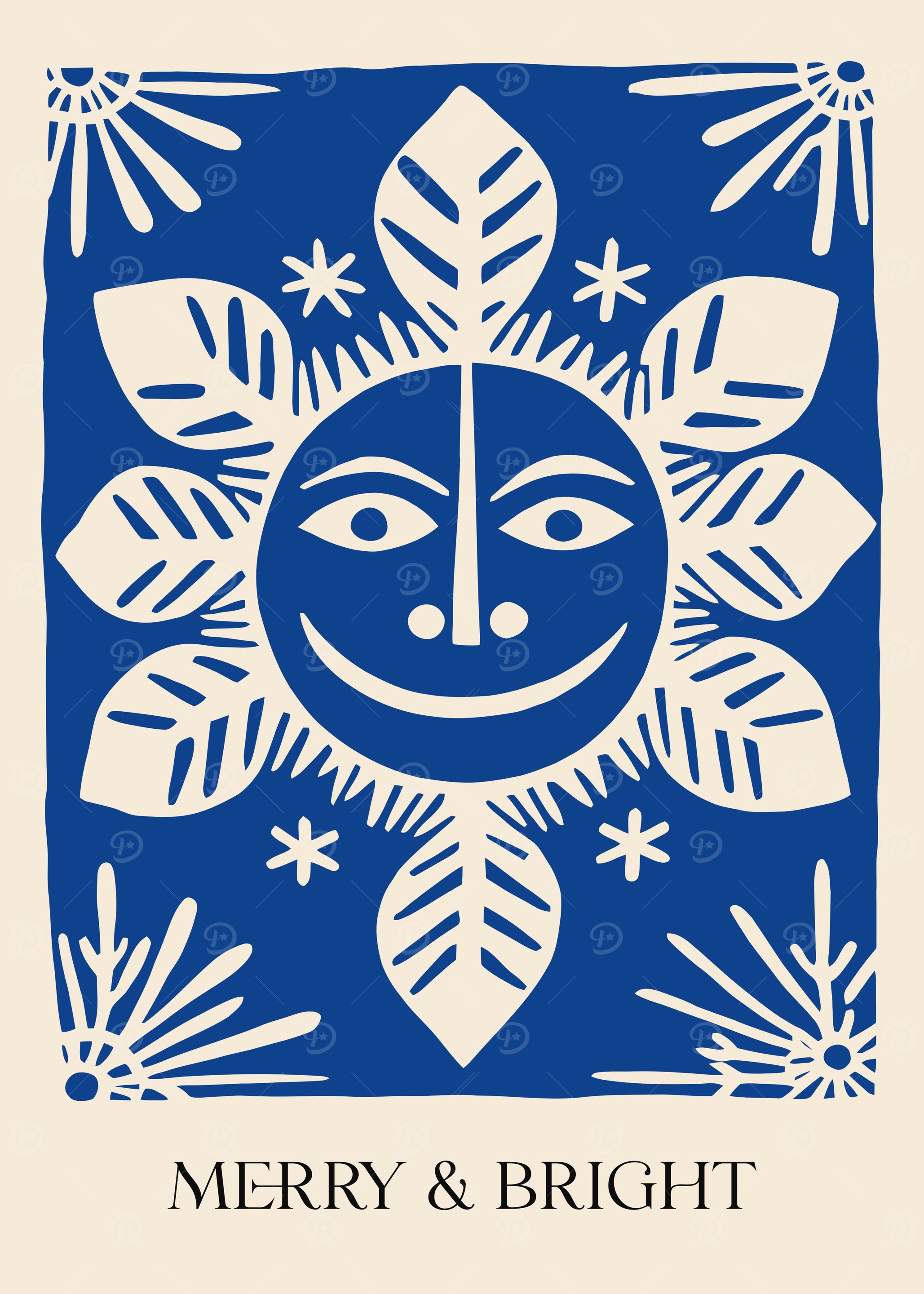 Merry & Bright Sun Print