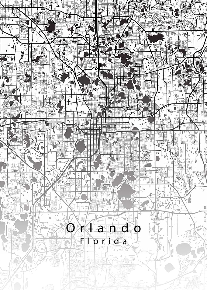 Orlando Florida City Map