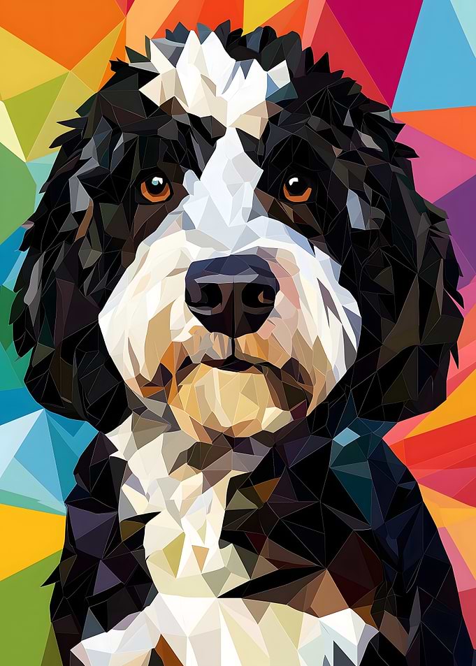 labradoodle Dog Portrait doodle