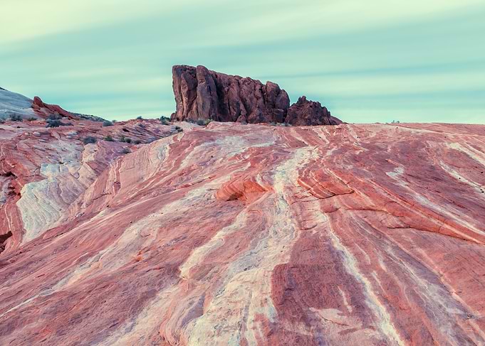 Striped Rock Formations