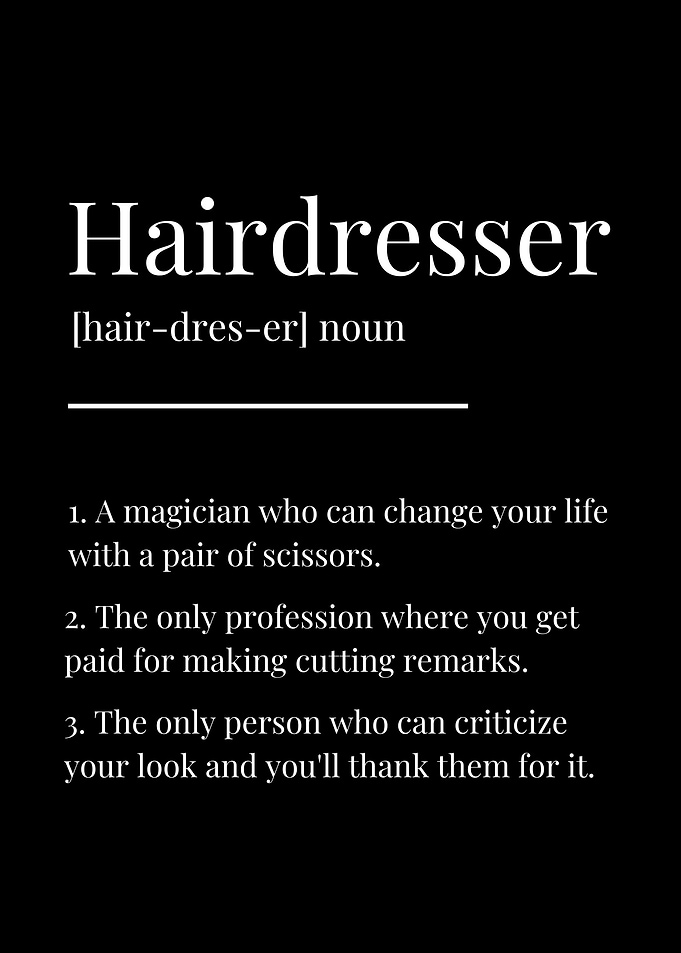 Funny Hairdresser Definition