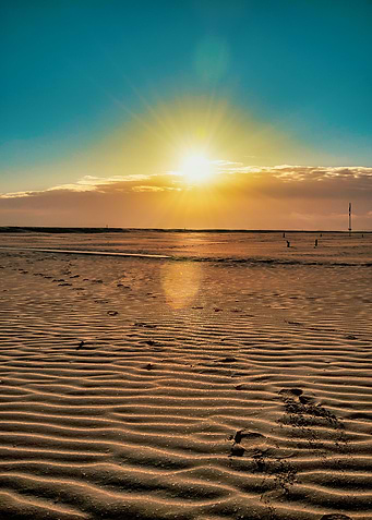 Sunrise Beach in Riviera Italy