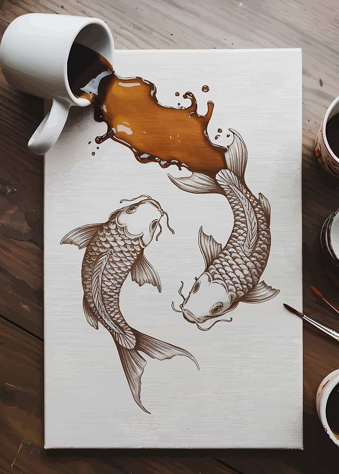 Koi Fish Coffee