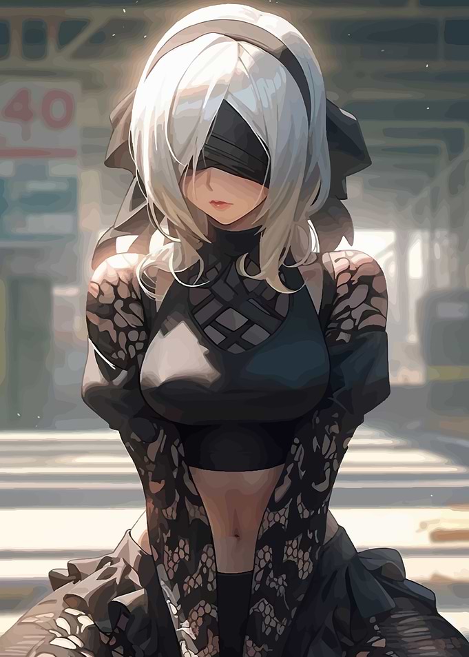 2B Anime Illustration