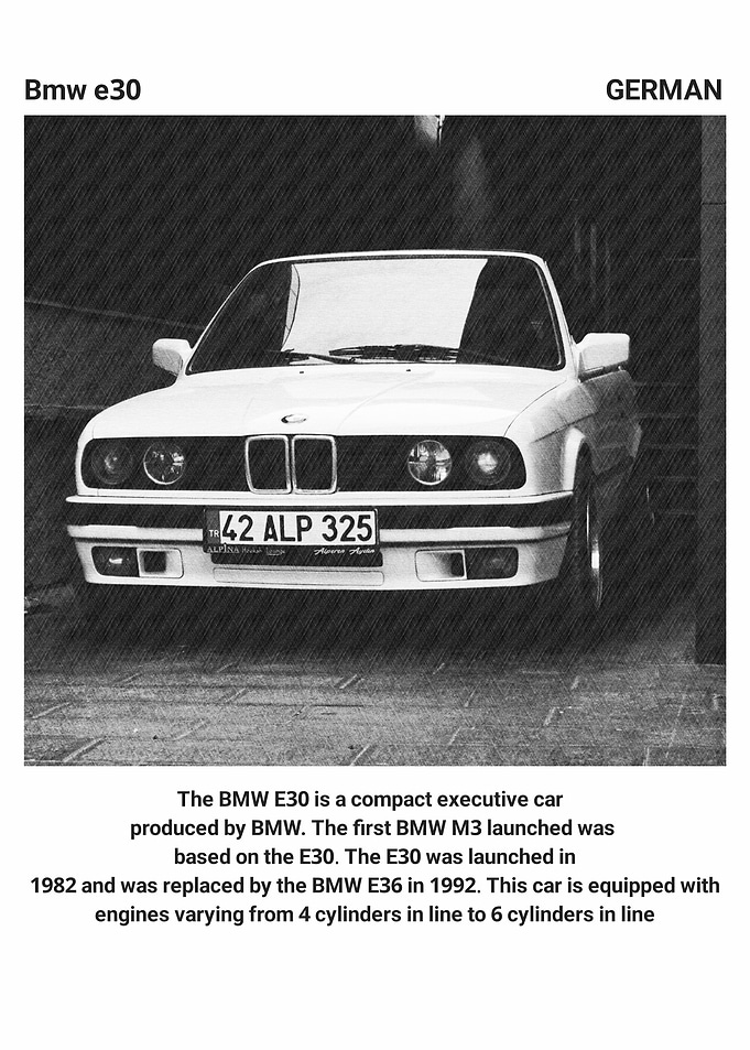 BMW E30 - German Car