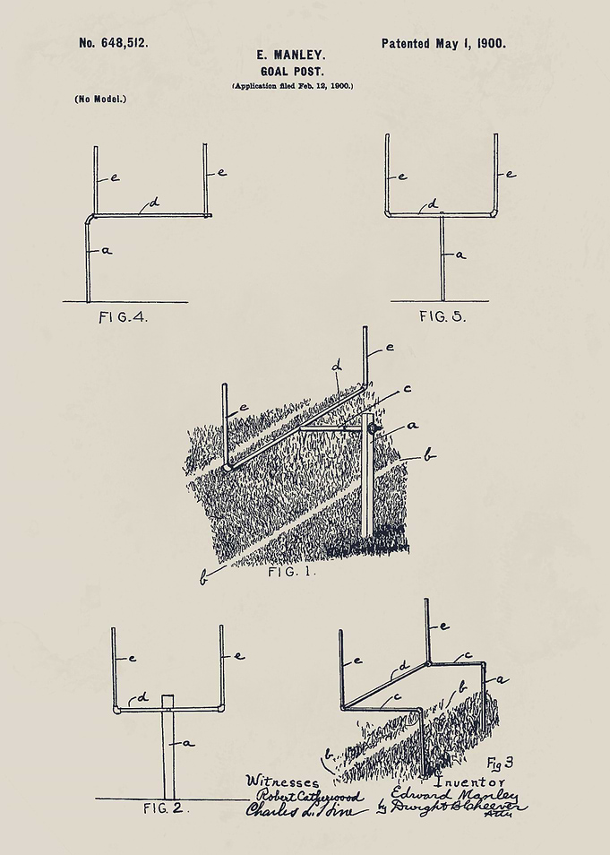 Goal Post Patent Drawing