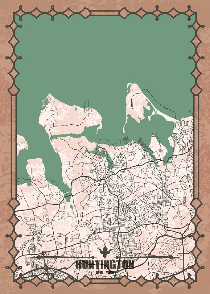 Huntington, New York Map