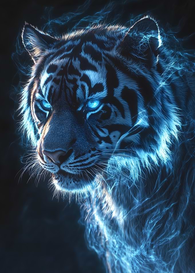 Blue Tiger Aura