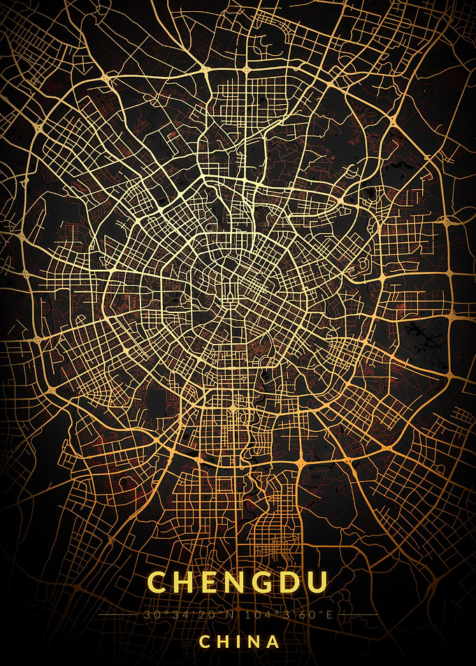 Chengdu City Map