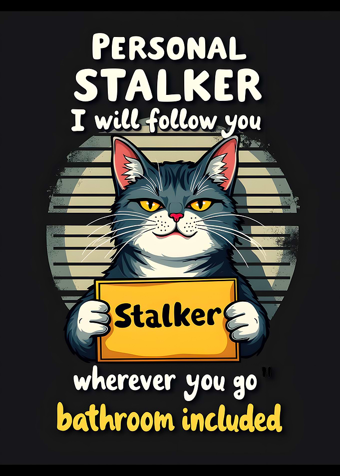 Cat Stalker Graphic