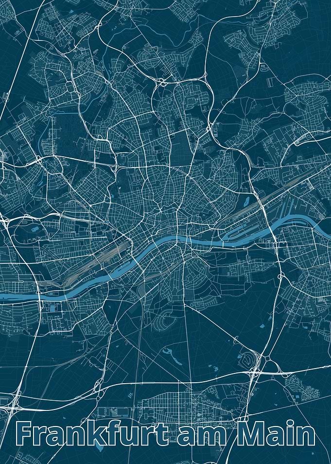 Frankfurt am Main Map