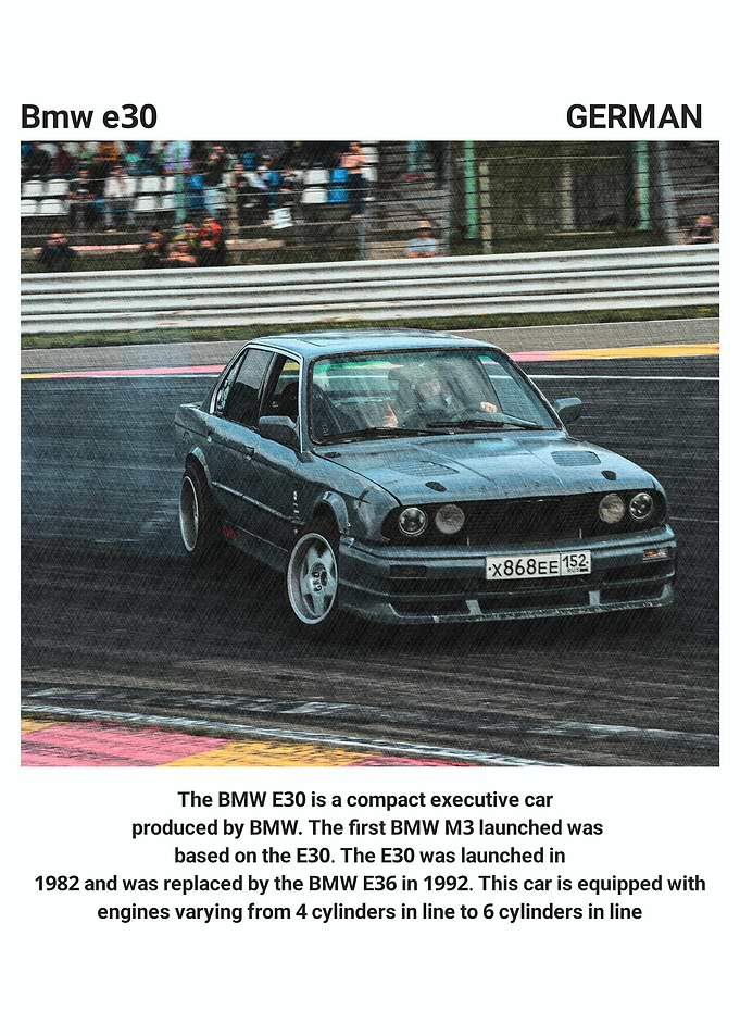 BMW E30 Drifting