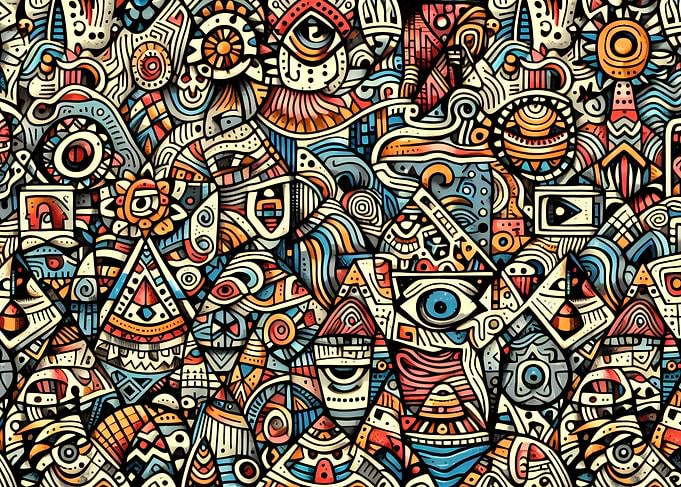 Abstract Tribal Pattern II