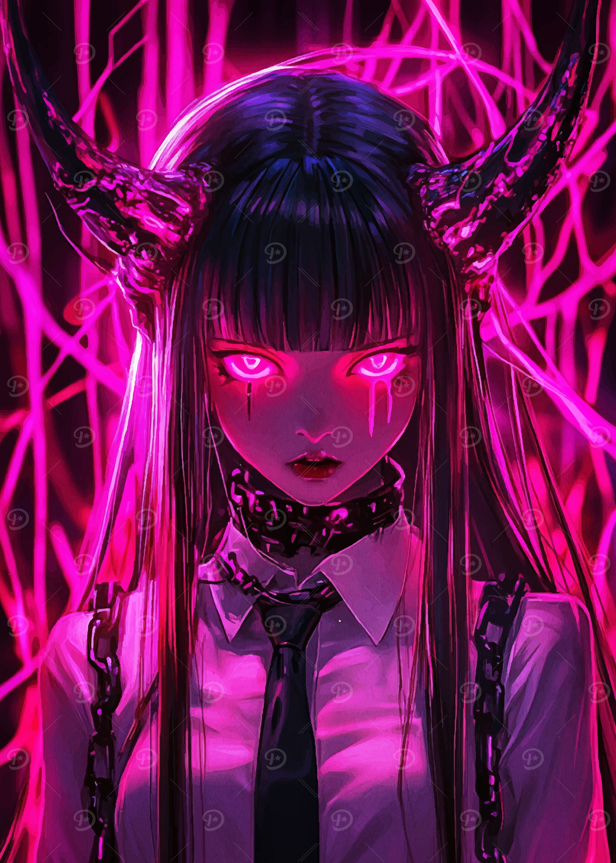 Pink Demon Girl