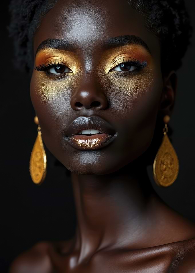 Golden Beauty Portrait