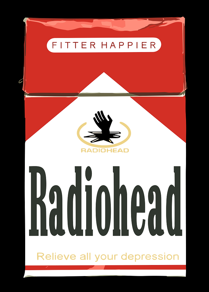 Radiohead Cigarette Pack