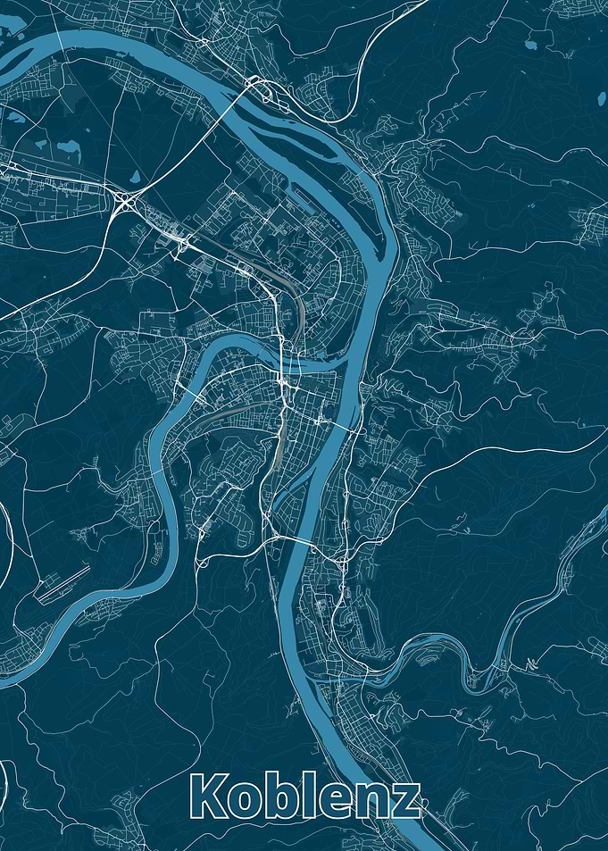 Koblenz City Map