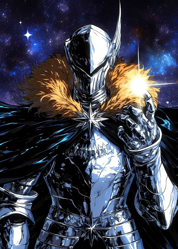 Silver Knight in Space