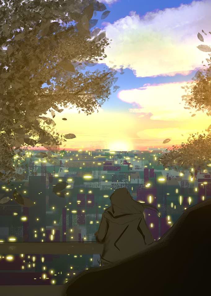Sunset Cityscape