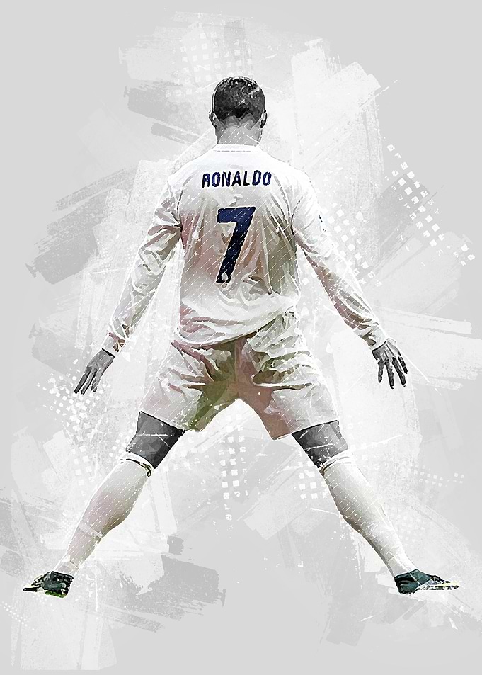 Cristiano Ronaldo Soccer Art
