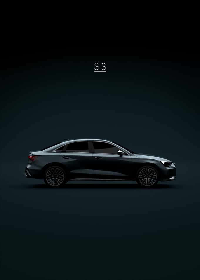 1321 Audi S3 Sedan 2025 - Green Tint