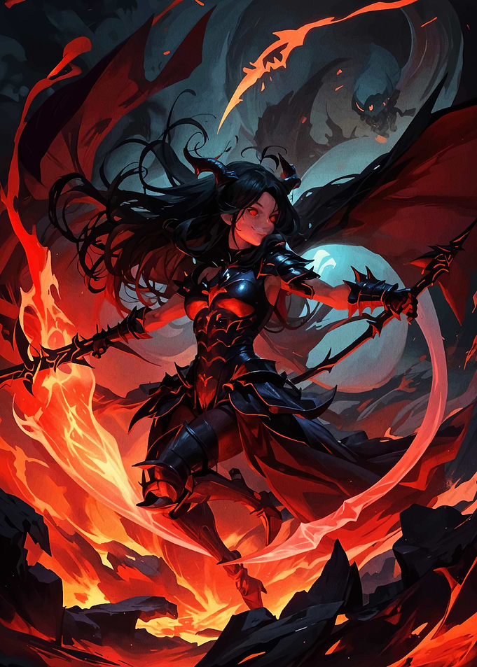 Fiery Demon Warrior