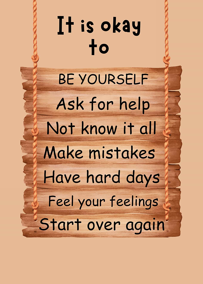 It's Okay to Be Yourself